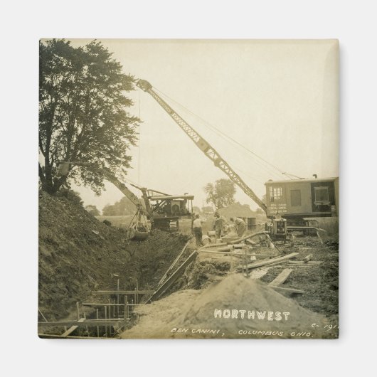 北西クレーン運転士用ケーブルショベル運転士35 マグネット (正面)