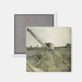 北西クレーン運転士用ケーブルショベル運転士36 マグネット (正面/裏面)