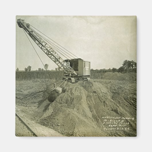 北西クレーン運転士用ケーブルショベル運転士36 マグネット (正面)