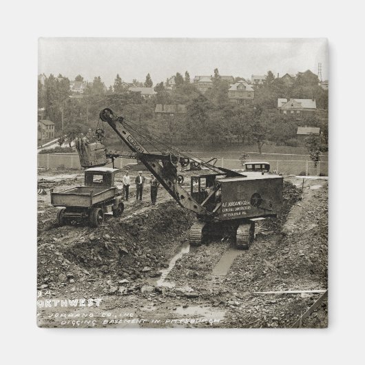 北西クレーン運転士用ケーブルSHOVEL運転士19 マグネット (正面)