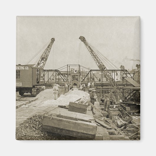 北西クレーン運転士用ケーブルSHOVEL運転士1 マグネット (正面)