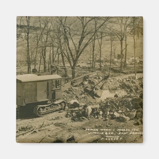 北西クレーン運転士用ケーブルSHOVEL運転士20 マグネット (正面)