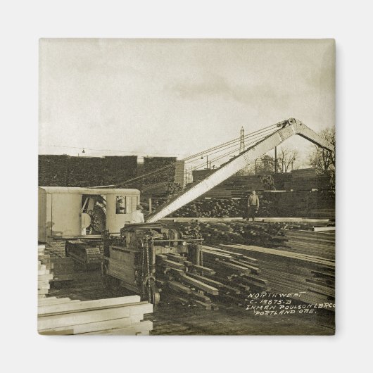 北西クレーン運転士用ケーブルSHOVEL運転士21 マグネット (正面)