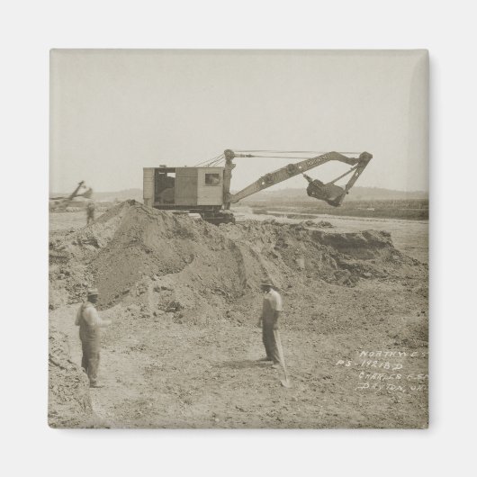 北西クレーン運転士用ケーブルSHOVEL運転士22 マグネット (正面)