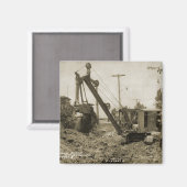 北西クレーン運転士用ケーブルSHOVEL運転士23 マグネット (正面/裏面)