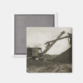 北西クレーン運転士用ケーブルSHOVEL運転士24 マグネット (正面/裏面)