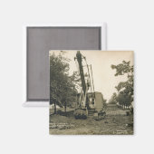 北西クレーン運転士用ケーブルSHOVEL運転士26 マグネット (正面/裏面)