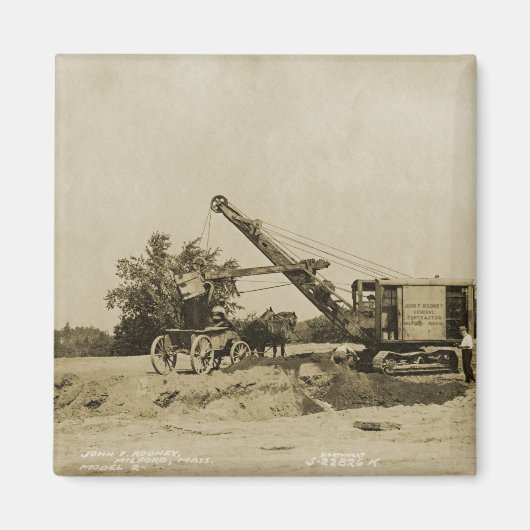 北西クレーン運転士用ケーブルSHOVEL運転士29 マグネット (正面)