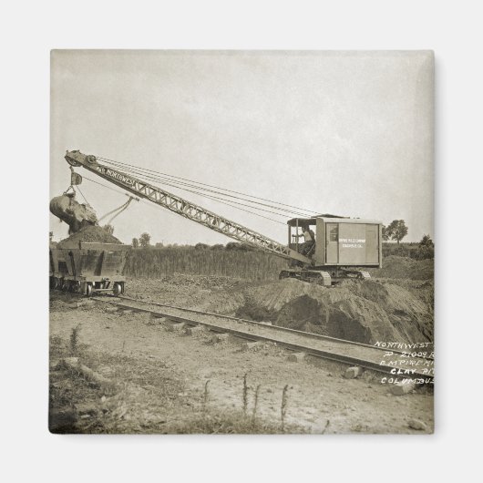 北西クレーン運転士用ケーブルSHOVEL運転士2 マグネット (正面)