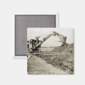 北西クレーン運転士用ケーブルSHOVEL運転士32 マグネット (正面/裏面)