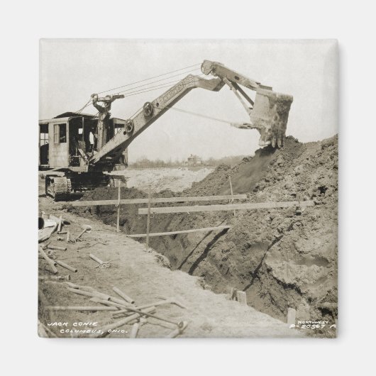 北西クレーン運転士用ケーブルSHOVEL運転士32 マグネット (正面)