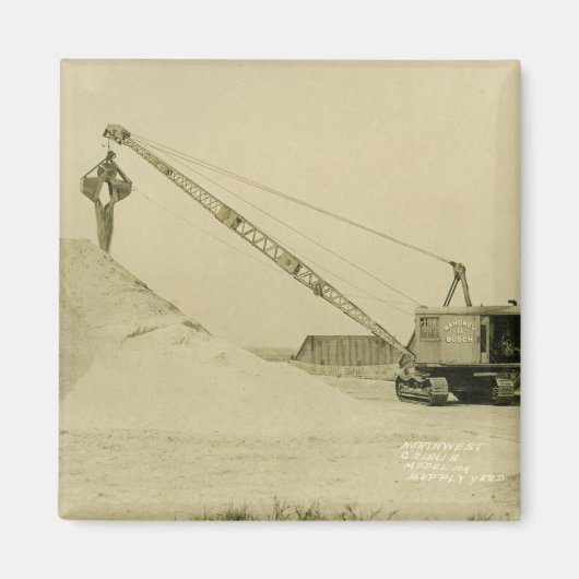 北西クレーン運転士用ケーブルSHOVEL運転士7 マグネット (正面)