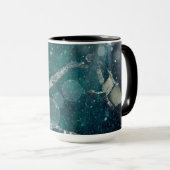 北西シャベルクレーン冬のファンタジーの写真 マグカップ (正面右)