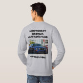 北西ジョージアのムスタングクラブ Tシャツ (裏面フル)