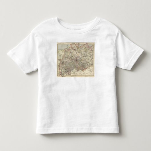 北西ドイツ帝国 トドラーTシャツ (正面)