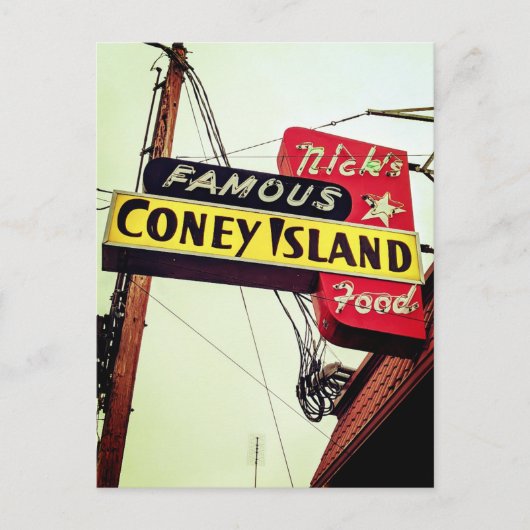 北西ネオン:ニックの。ポストカード ポストカード (正面)