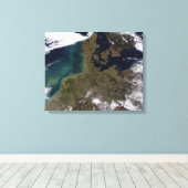 北西ヨーロッパ キャンバスプリント (インサイチュ (ウッドフロア))