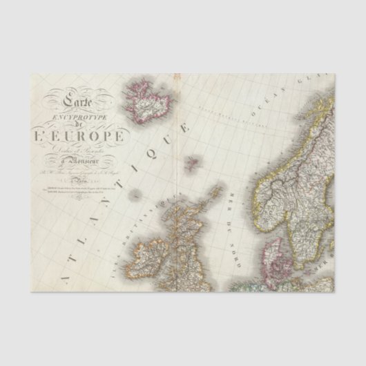 北西ヨーロッパ 薄葉紙 (正面)