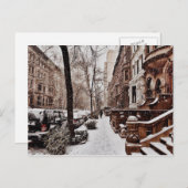 北西側のクリスマスの後の週 シーズンポストカード (正面/裏面)