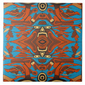 北西先住民スタイル タイル (正面)