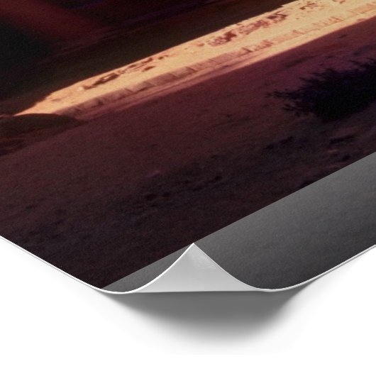 北西北部の古代都市、ペトラ州の宝庫 ポスター (角)