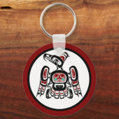 北西太平洋岸海岸雷鳥 キーホルダー (正面)