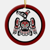 北西太平洋岸海岸雷鳥 セラミックオーナメント (正面)