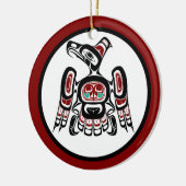 北西太平洋岸海岸雷鳥 セラミックオーナメント (左)