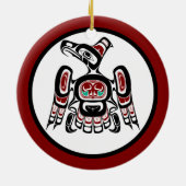 北西太平洋岸海岸雷鳥 セラミックオーナメント (裏面)