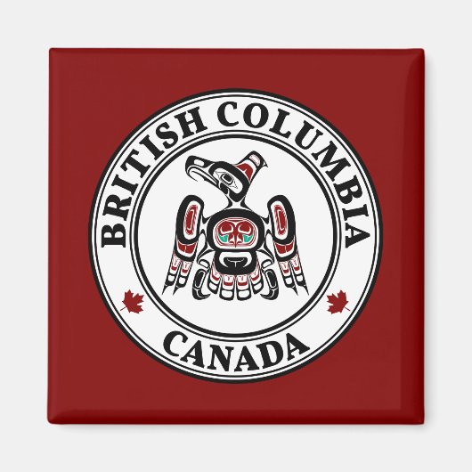 北西太平洋岸海岸雷鳥BC マグネット (正面)