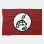 北西太平洋岸海田芸術祭クジラ キッチンタオル (横)