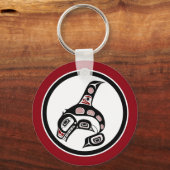 北西太平洋岸海田芸術祭クジラ キーホルダー (正面)