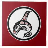 北西太平洋岸海田芸術祭クジラ タイル (正面)