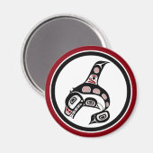 北西太平洋岸海田芸術祭クジラ マグネット (正面/裏面)