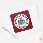 北西太平洋岸灰田海谷サンダーバード スクエアシール (封筒)