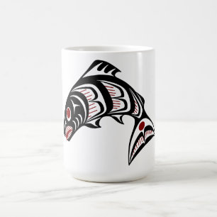 北西太平洋沿岸のHaidaの芸術 コーヒーマグカップ