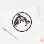 北西太平洋沿岸海田芸術祭 ラウンドシール (封筒)