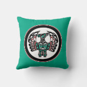 北西太平洋沿岸海田芸術雷鳥 クッション (裏面)