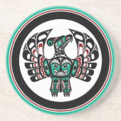 北西太平洋沿岸海田芸術雷鳥 コースター (正面)