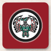 北西太平洋沿岸海田芸術雷鳥 コースター (正面)