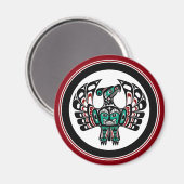 北西太平洋沿岸海田芸術雷鳥 マグネット (正面/裏面)