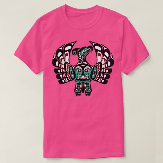 北西太平洋沿岸海田芸術雷鳥  Tシャツ (デザイン正面)