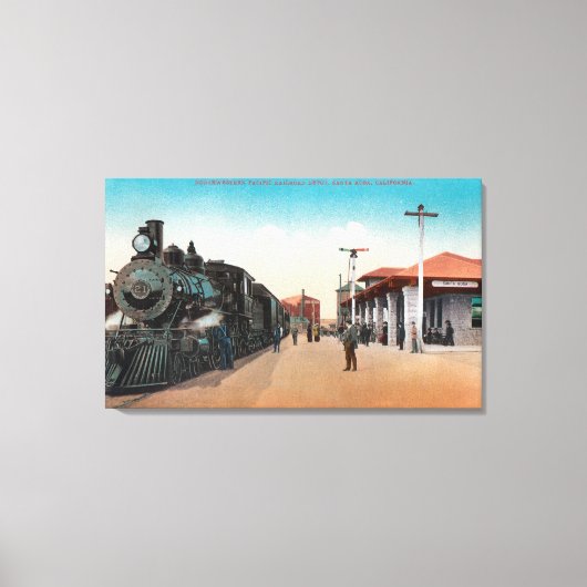 北西太平洋RRの外観 キャンバスプリント (正面)