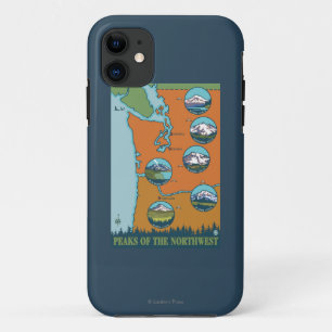 北西峰5違う山 iPhone 11 ケース