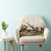 北西建築クレーン操作者初期画像 ランバークッション (椅子)