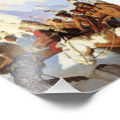 北西欧絵画の「戦争パーティー」 フォトプリント            (角)