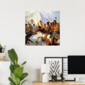 北西欧絵画の「戦争パーティー」 ポスター (ホームオフィス)