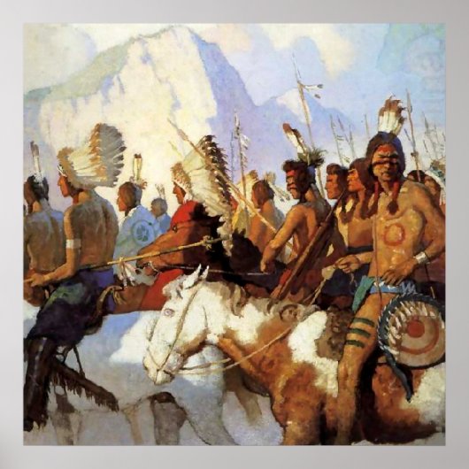 北西欧絵画の「戦争パーティー」 ポスター (正面)