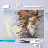 北西欧絵画の「戦争パーティー」 薄葉紙 (クラフト)