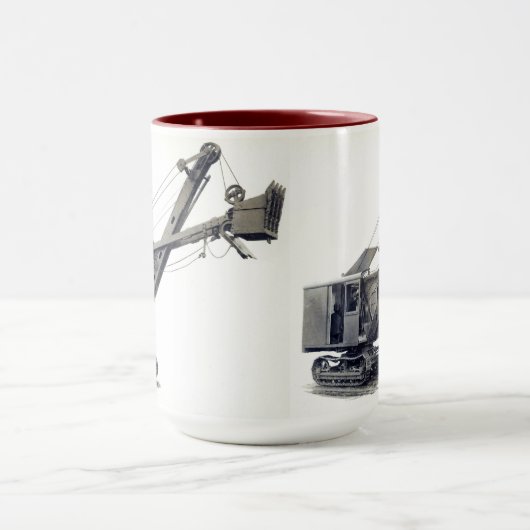 北西蒸気シャベルモデル2建設用クレーン マグカップ (中央)